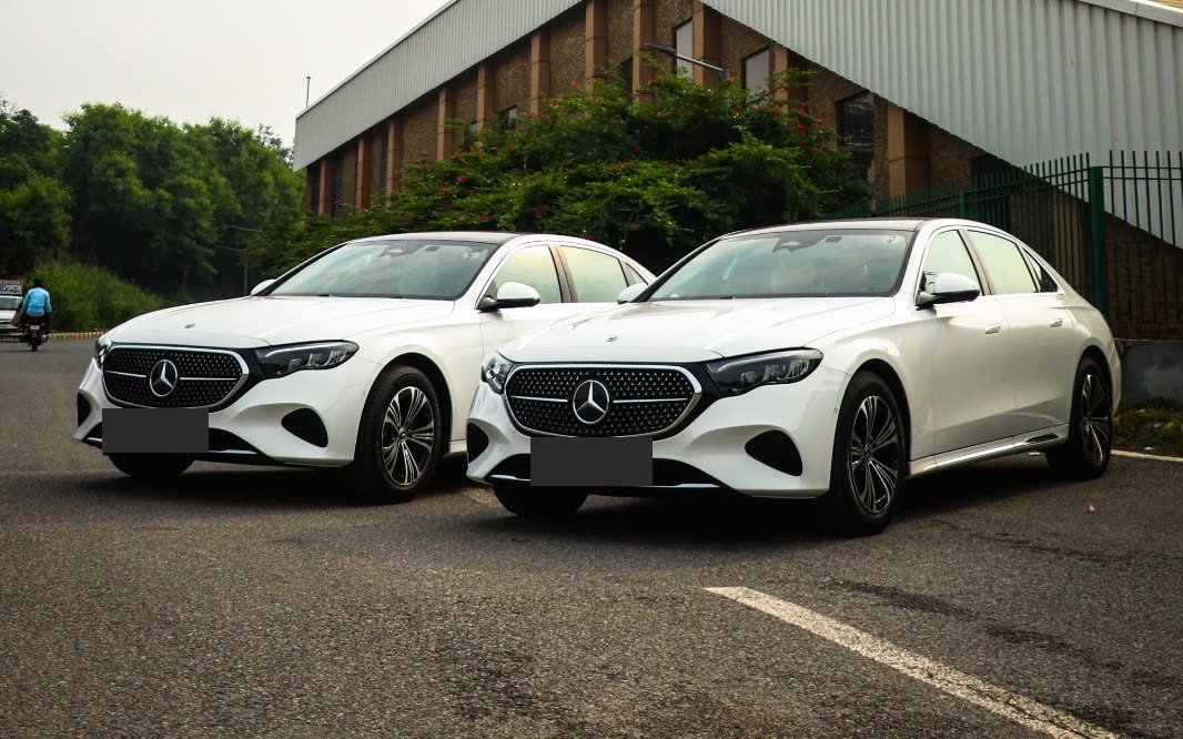 Mercedes E Class wedding car rental in Delhi — elegant sedan for the wedding party