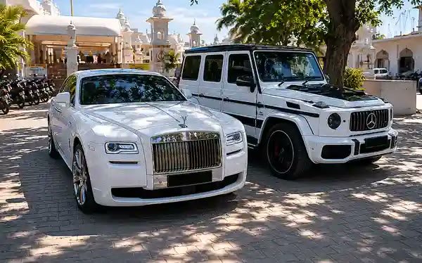 Rolls Royce wedding car rental in Delhi — royal bridal entry